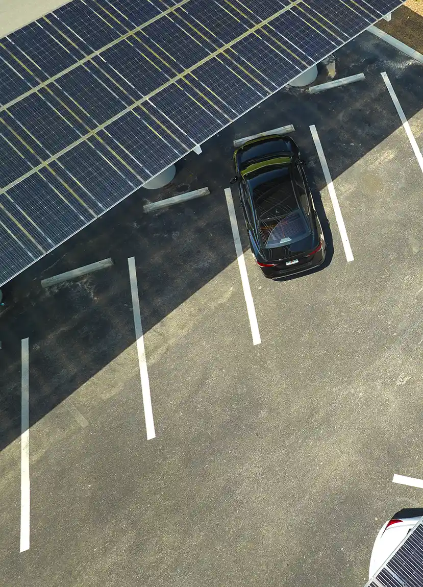 panneau solaire agen ombrieres de parking
